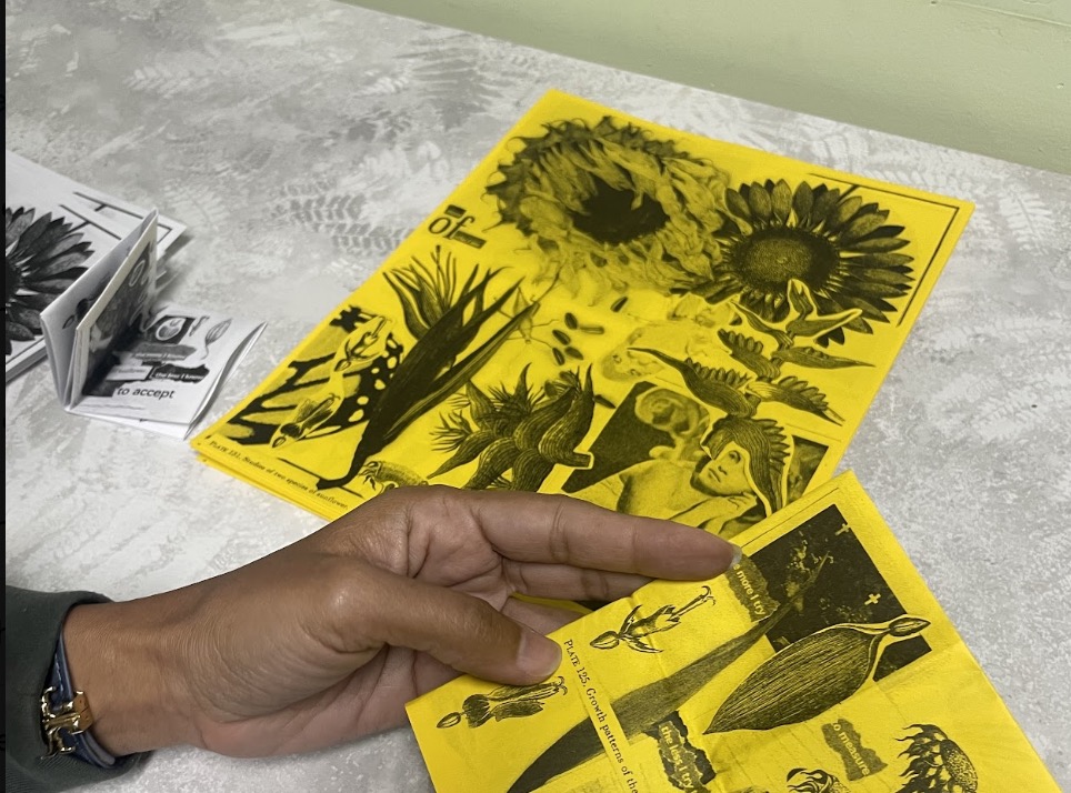 Screen printed book